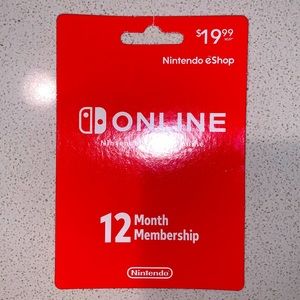 Nintendo Switch Online 12-Month Membership